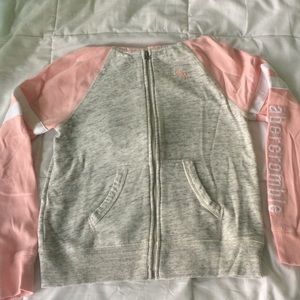 Abercrombie zip up sweatshirt